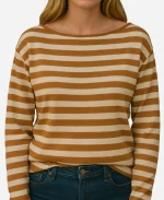 Sirens 2025 Meghann Fahy Striped Sweater