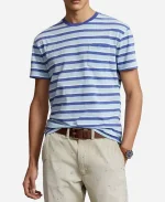 Sirens Meghann Fahy Blue Striped Shirt For Sale
