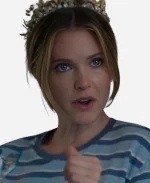 Sirens Meghann Fahy Striped Shirt