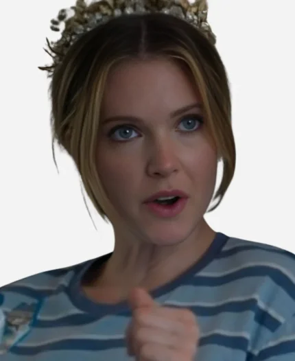 Sirens Meghann Fahy Striped Shirt