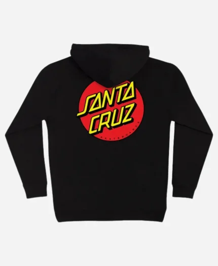 Skateboards Santa Cruz Black Pullover Hoodie For Sale