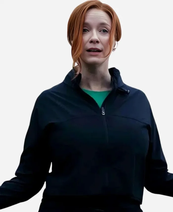 Small Town Big Story 2025 Christina Hendricks Black Jacket