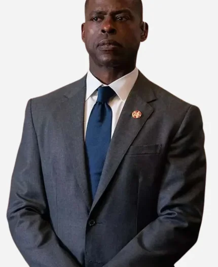 Sterling K. Brown Tv Series Paradise 2025 Xavier Collins Grey Suit