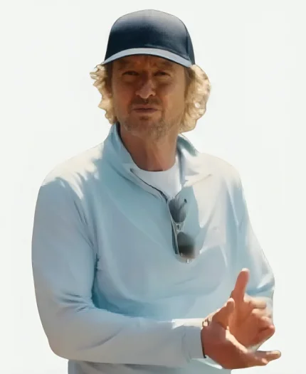 Stick Owen Wilson Long Sleeve Polo Shirt
