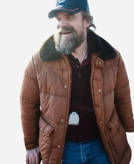 Stranger Things S05 David Harbour Puffer Jacket