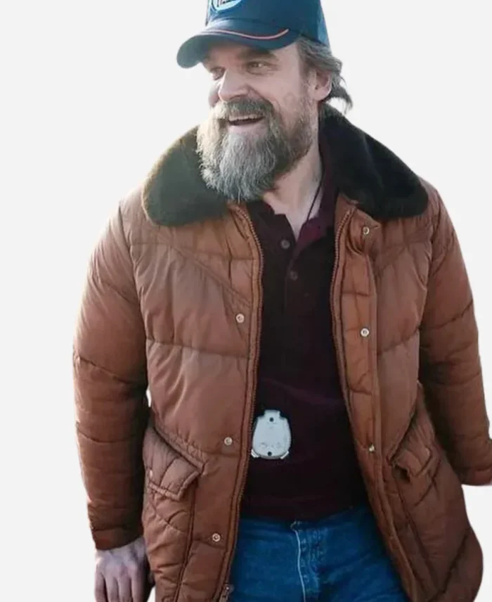 Stranger Things S05 David Harbour Puffer Jacket