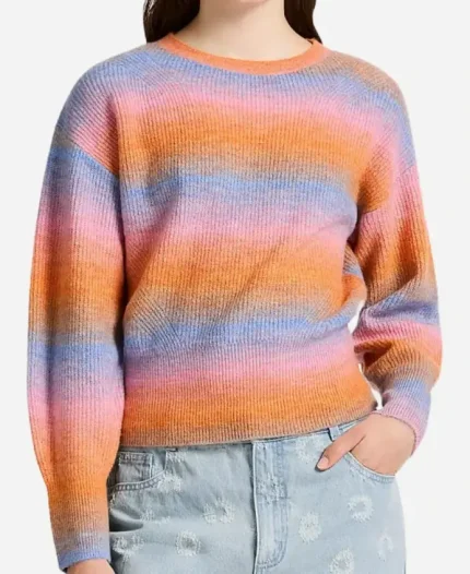 Strife S2 Olivia Junkeer Purple Orange Ombre Sweater