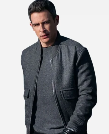 Stuart Scola FBI S07 Grey Bomber Jacket