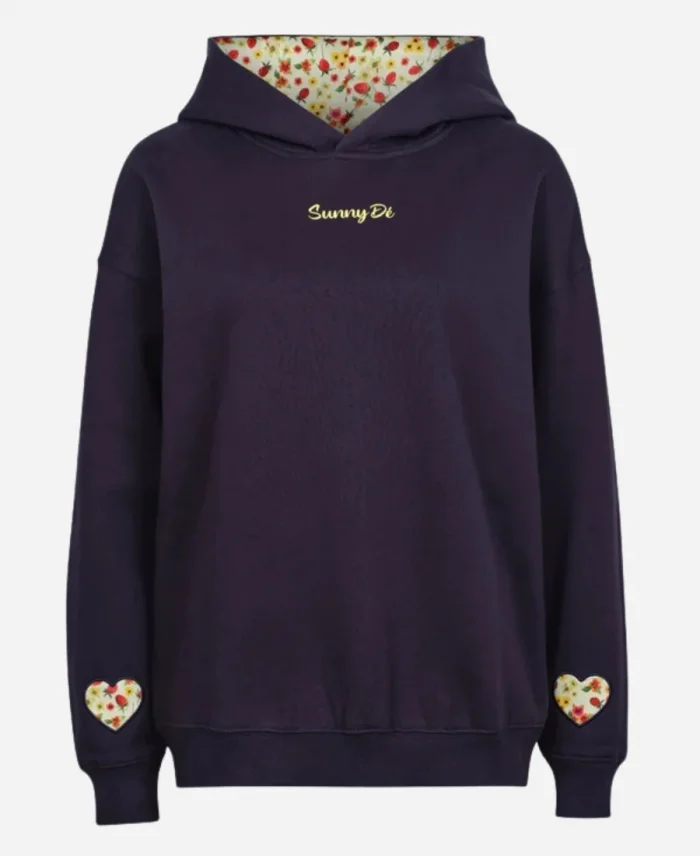 Sunny Dé Summer Harvest Blue Pullover Hoodie