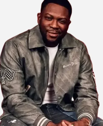 Supacell Rapman Grey Varsity Jacket