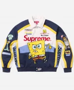 Supreme Spongebob Squarepants Jeff Hamilton Racing Jacket For Sale
