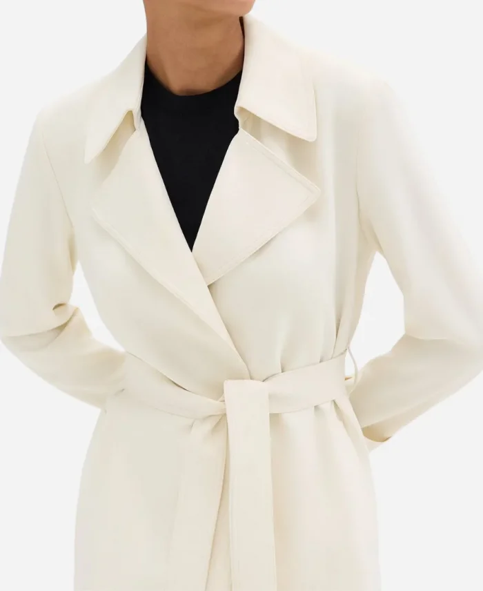 SurrealEstate SO3 Susan Ireland Belted Trench Coat – Cream