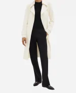 Susan Ireland Belted Trench Coat – Cream