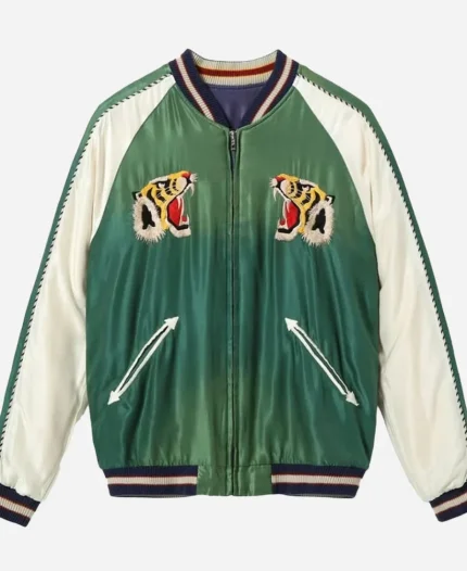 TUDUM 2025 Daniel Craig Green Bomber Jacket