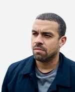 TV-Series DS Jake Hunter Patience SO1 2025 Nathan Welsh Blue Bomber Jacket