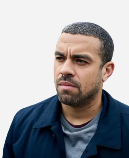 TV-Series DS Jake Hunter Patience SO1 2025 Nathan Welsh Blue Bomber Jacket