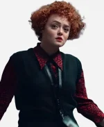 TV-Series Dept. Q 2025 Leah Byrne Heart Printed Shirt
