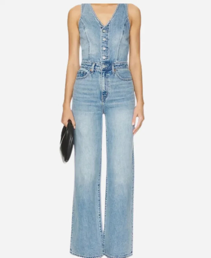TV-Series Down Home Fab S03 2025 Chelsea DeBoer Blue Jumpsuit