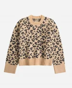 TV Series Down Home Fab Season 3 Chelsea DeBoer Leopard Print Sweater