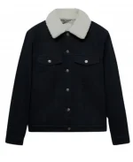 Heartstopper Ben Hope Black Cotton Shearling Jacket