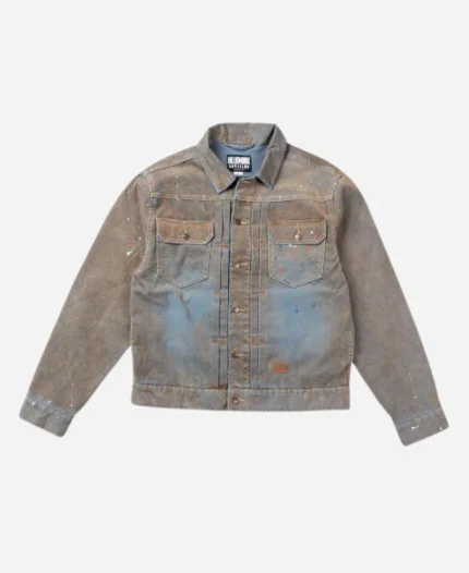 TV-Series Pop The Balloon Live 2025 Splatter Denim Jacket