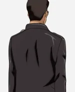 TV Series Sakamoto Days 2025 Boiled Black Leather Biker Jacket