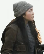 TV-Series The Walking Dead-Dead City S02 Mahina Napolean Brown Jacket