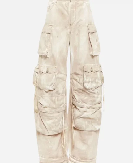 TV-Show Netflix Tudum 2025 Patchwork Denim Cargo Pants