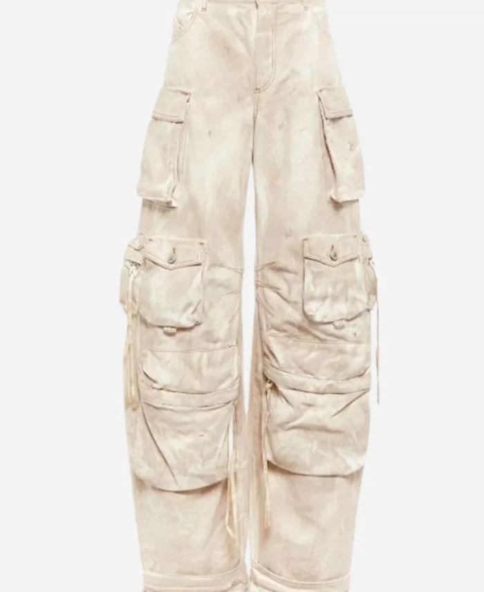 TV-Show Netflix Tudum 2025 Patchwork Denim Cargo Pants