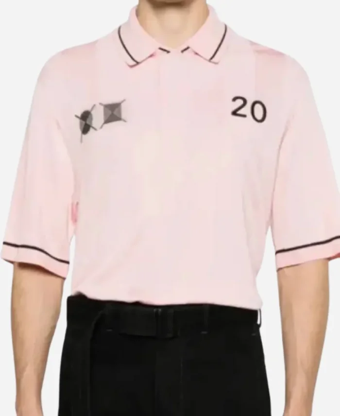 TV-Show The Kelly Clarkson Show 2025 Benito Skinner Pink Polo Shirt