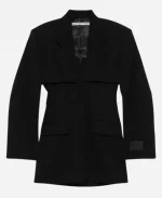 TV-Show Watch What Happens Live 2025 Drew Sidora Black Layered Dress