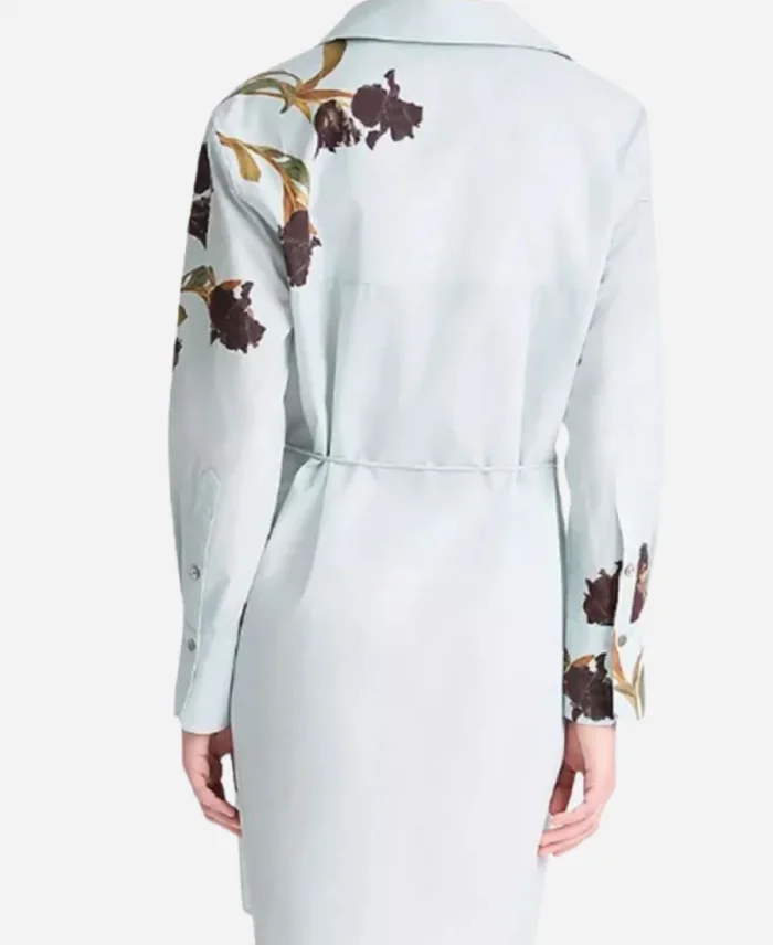 Tamara Tunie Beyond The Gates Floral Print Shirt Dress