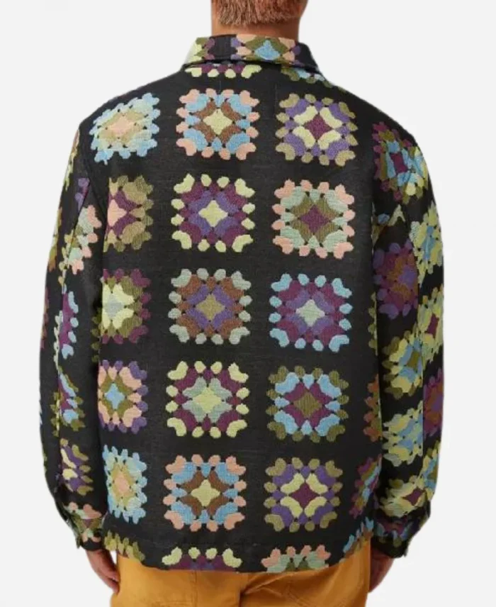 Tamron Hall Show 2025 Will Ganss Black Crochet Jacket