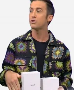 Tamron Hall Show 2025 Will Ganss Black Crochet Knit Zip Jacket