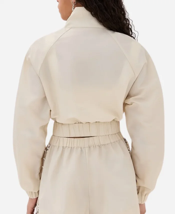 Taylor Swift 2025 Stanley Cup Oilers vs Panthers Game 4 Final Beige Jacket For Women