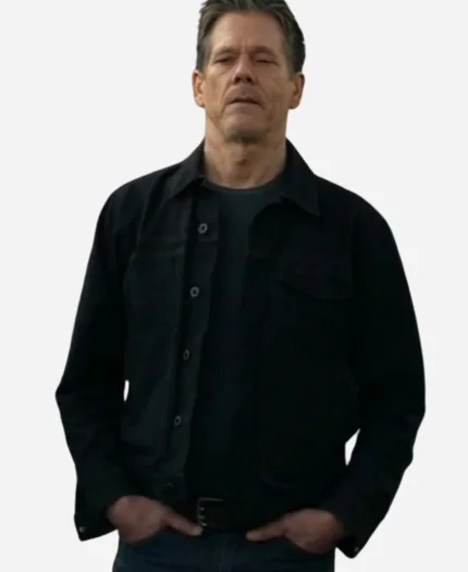 The Bondsman 2025 Kevin Bacon Black Denim Jacket