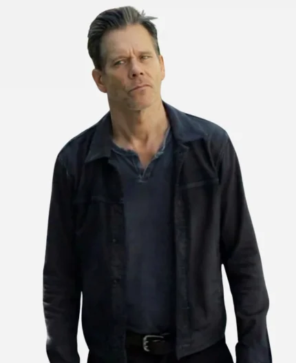 The Bondsman 2025 Kevin Bacon Black Jacket