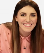 The Cheap Seats Melanie Bracewell Pink & Orange Ombré Shirt