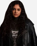 The Game 2025 Indy Lewis Black Leather Jacket