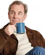 The Game 2025 Robson Green Brown Jacket