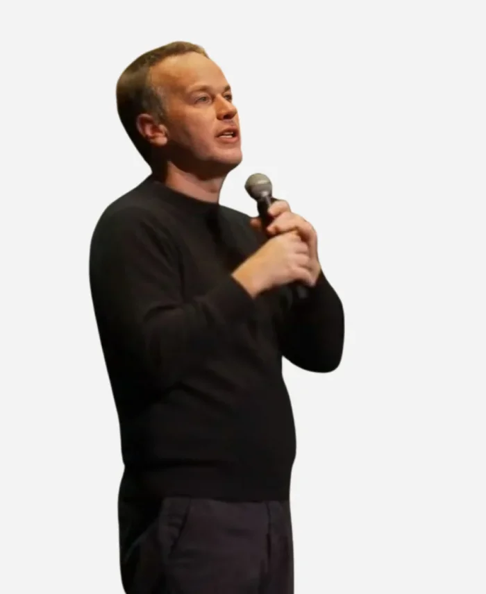 The Good Life 2025 Mike Birbiglia Black Sweater