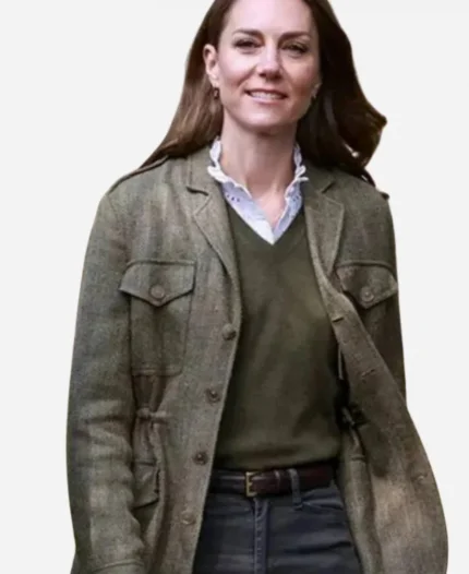 The Isles Of Mull And Iona Princess Kate 2025 Wool Brown Blazer