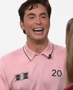 The Kelly Clarkson Show 2025 Benito Skinner Pink Polo Shirt