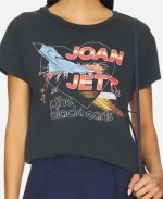 The Kelly Clarkson Show Kelly Clarkson Joan Jett Graphic Gray Tee