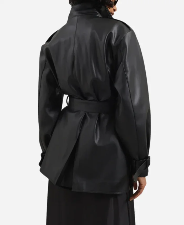 The Life List Sofia Carson 2025 Black Coat - Jacket Era