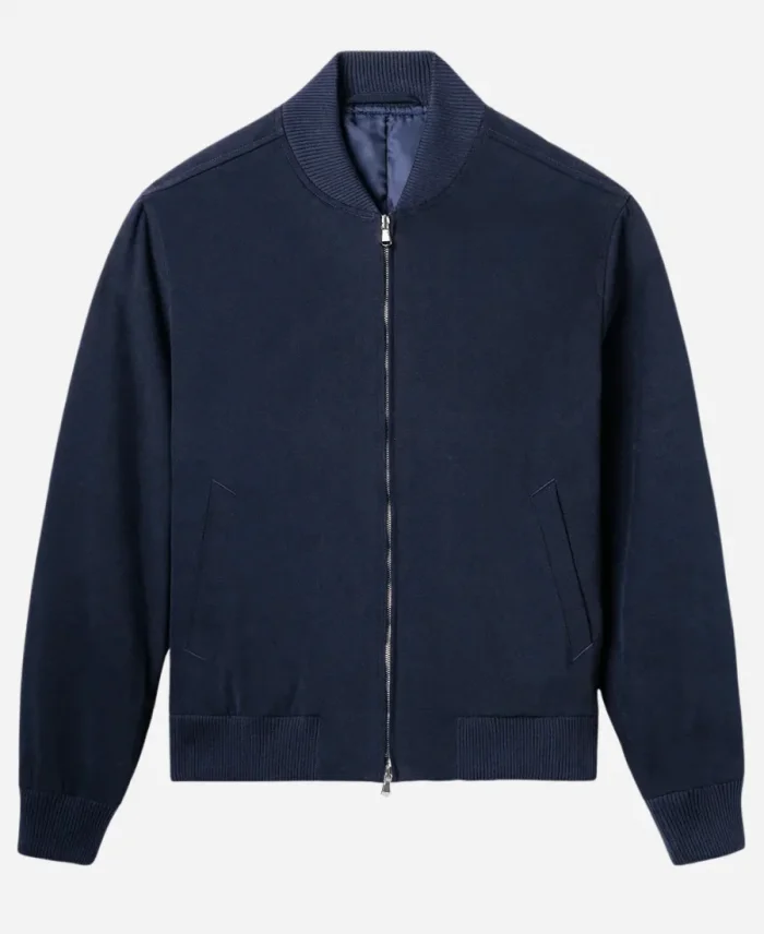 The Life of Chuck 2025 Chiwetel Ejiofor Blue Bomber Jacket For Sale