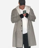 The Man with the Bag 2025 Alan Ritchson Grey Coat