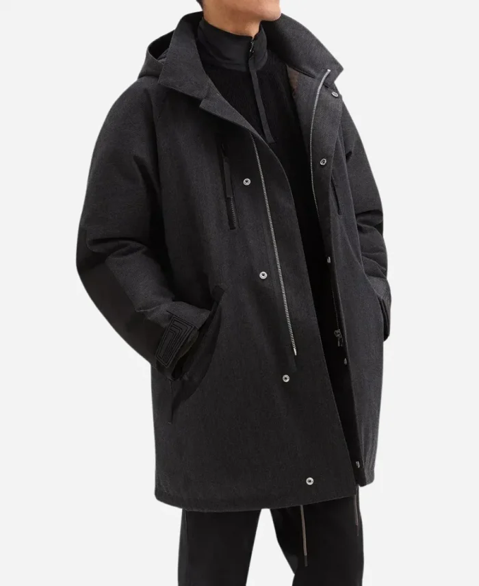 The Man with the Bag Alan Ritchson Black Jacket