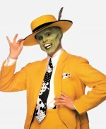 The Mask 90s Yellow Gangster Zoot Suit Jim Carrey Costume Suit