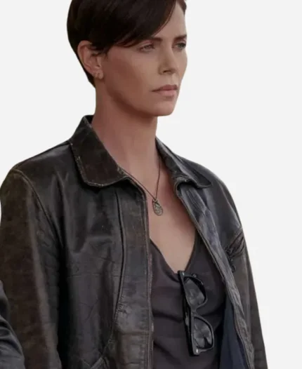 The Old Guard Charlize Theron Leather Jacket